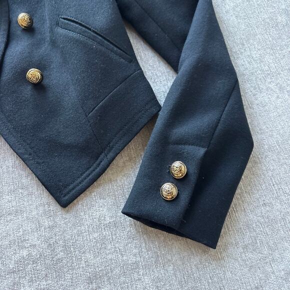 Rare! Juicy Couture Double Breasted Black Wool Blazer - Picture 3 of 6